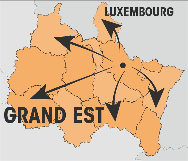 Détective intervenant dans le Grand Est, Moselle, Meurthe-et-Moselle, Meuse, Vosges, Marne, Haute-Marne, Aube et les Ardennes